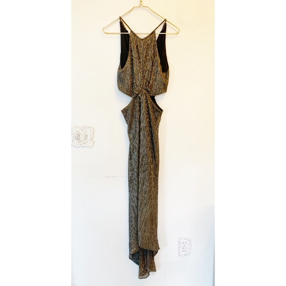 Astr Veda Metallic Maxi Dress - Picture 4 of 7